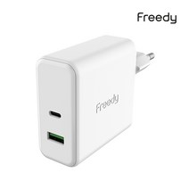 프리디 60W PD QC3.0 퀄컴 C타입 고속충전기 EA1706, 화이트(EA1706WH)