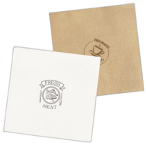 인쇄냅킨 갈색 흰색 칵테일냅킨 주문제작 24000매 89204, 인쇄냅킨 갈색_2도 인쇄 | 갈색 인쇄냅킨 10000매