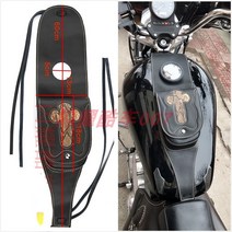 오토바이 탱크백 오토바이 브레이커 스트리트 파이터 보호 연료 탱크 커버 가죽 도구 키트, 한개옵션0