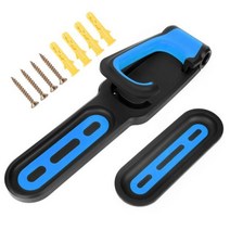 자전거 주차 보관함 벽걸이 수리 거치대 1pc 벽 마운트 랙 mtb 도로 보관 고정 매달려 후크 지원 스탠드 브래킷 홀더 사이클링 버클, guaj02-블루