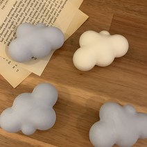 구름 석고방향제+리필오일 5ml 차량용방향제 인테리어소품 답례품 선물, 가든스윗피, 화이트