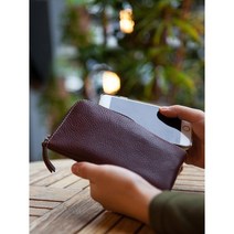 3514 코너 월렛 롱 ver.2 아이폰6+ 아이폰7+ 가죽 지퍼 파우치 지갑