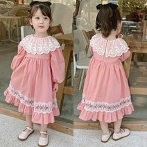 초코초코 여아 원피스 키즈 레이스 원피스 봄가을