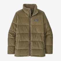 파타고니아 코드 피오르 코트 카키 구스 다운 혼방 패딩 헤리티지 재킷 W Patagonia Cord Fjord Coat