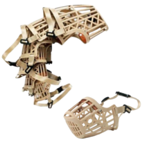 사회화훈련 입질금지 강아지 입마개 강냥이산책입마개, 1개, 도기프랜드 국산 입마개 3호