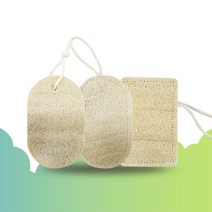 우드브러쉬 천연 루파 수세미, 천연 루파 수세미 원형 1겹