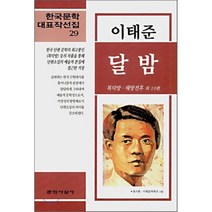 달밤, 문학사상사