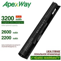 apexway 14.8v 새 노트북 배터리 vi04 vi04xl v104 v104 vi04 hp envy 14 15 17 파빌리온 15 17 hstnn-db6i hstnn-db6k, 협력사, 3200마하