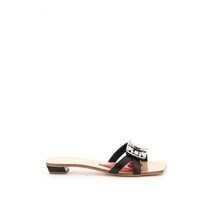 RVW63231220BSS B999 미니 브로치 버클 뮬 ROGER VIVIER