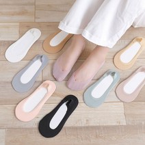 (안녕도로시)은창]파스텔 미끄럼 방지 단색 양말 10색 양말 여름 덧신 사은품 선물 여성 여자 페이크삭스 신발 구두 뮬