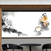 낭만창고 nang615-전통 민속주-뮤럴실사 시트지