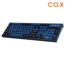 콕스 COX CK01 네이비 교체축 사이드 RGB 게이밍 기계식 키보드 (갈축)