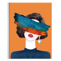 오로라데코덴 캔버스형 보석십자수 30x40cm, MK070 하트 주얼리