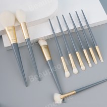 10개 메이크업 브러쉬 세트 루스 파우더 브러쉬 리프레쉬 핸드 저렴한 가격의 뷰티 브러쉬 풀 세트, 종류, 블루브릿지 10 메이크업 브러쉬