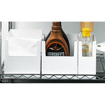 네임텍 클립 적증가능 수납박스 소품정리 수납함 서랍, 넓은형(중)