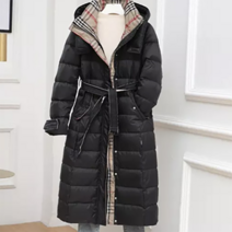 버벌체크 롱패딩