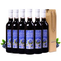 [핀란디아] 그린핀스 블루베리 원액 500ml 6병, 단품, 단품