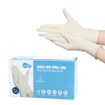 글러브써밋 라텍스장갑 S, 1개, 100매입