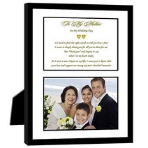 My Mother On My Wedding Day 8x10 Frame with Poem and Area for a Photo of Mom, 1