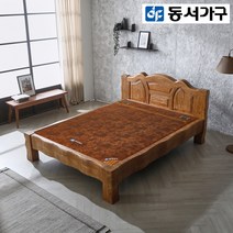 동서가구 LV 프리미엄 원목 퀸 흙침대 19종, 16.늘봄 Q흙침대(황토볼) (919121-2)엔틱