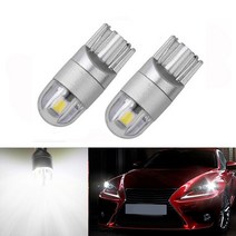 2x T10 Canbus LED 주차 조명 렉서스 RX350 IS250 LX470 GX460 GX ES LX IS LS460 SC430 GS300, 한개옵션1, 01 수정같은 파랑