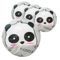 비케이 동물 방수 헤어캡, 팬더, 4개