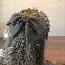 왕리본핀 청순 헤어핀 반머리핀 디어망고 리본머리핀 여리여리 여신 헤어
