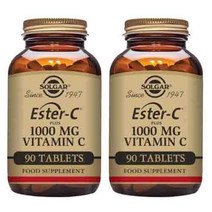 Solgar 에스터-C 플러스 비타민 C 1000mg 타블렛, 90개입  x 2개