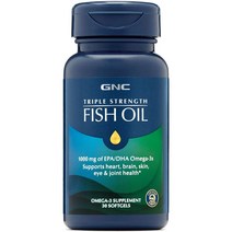 GNC 오메가3 피쉬오일 1000mg 30 60 120, 1개월분