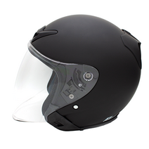 모토에이지 Zet-7 오토바이 오픈페이스 초경량 헬멧 1100g 업그레이드, 무광블랙