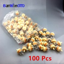 범용 뉴 가스 오일 연료 필터50cc 70cc 90cc 110cc 150cc 250cc At 더트 바이크카트스쿠터자동차용100 개 오토바이 호환 부품, 100 pieces, 100개