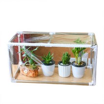 미니비닐하우스만들기 베란다 다육이 온실 조립식, 투명 PVC 캐노피 80x30x30