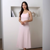 캡내장 면스판 홈 나시 롱원피스 (핑크 블랙 그레이)