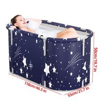 욕조시공 온천풀빌라 욕조철거 이동식사우나 간이욕조 Vasca da bagno pieghevole portatile da 120CM per piscina per bambini, 중국, A