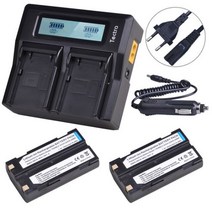 자동차 교체 대용량 54344 배터리 및 고속 듀얼 충전기 트림블 5700 5800 29518 46607 52030 38403 R6 R7 R8 GNSS TR-R8 GPS 펜탁스, CHINA_2 Battery 1 Charger