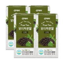 GNM자연의품격 운남성 보이차 분말 스틱, 15g, 15개입, 4개