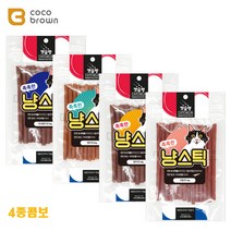 촉촉한 냥스틱 가다랑어맛 연어맛 참치맛 크릴맛 / 부드럽고 말랑한 고양이 간식, 1개, 4종콤보