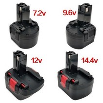 보쉬 BOSH 7.29.6v12v14.4v 충전 핸드드릴 전동 드라이버 GSR12-2 배터리, 7.2v 3.5Ah(3500밀리암페어아워)개