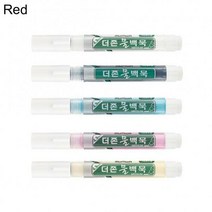 더존물백묵펜 적색 1개 그린보드용 4.9mm, 상세페이지 참조