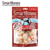 정품 강아지 간식 스마트본 치킨 미니 8p 치석 구취, 1개