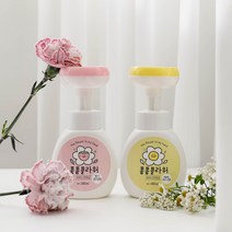 아이마켓맘 폼폼플라워 280ml 꽃모양 거품 솝 핸드워시 향균 꽃세정제, [본품]베베머스크향 (280ml) 1개