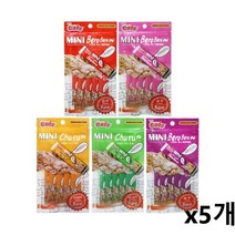 더캣츠 미니베로베로 츄르5px5개세트 5종 고양이간식, 연어5px5개
