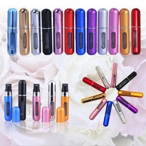 휴대용 화장품 향수펌프 소분 리필공병 케이스, 향수공병(블랙)