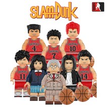 애니메이션 슬램덩크 레고호환 8종 블록호환 피규어 시리즈, 슬램덩크8종 캐릭터