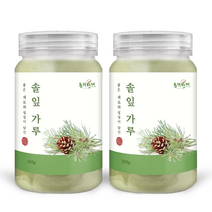 동의한재 100% 국산 솔잎 가루 분말 1kg (500g x 2통), 1세트