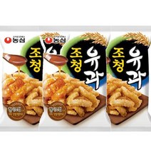 농심 조청유과 사무실 아이들 간식 96g 단체간식 세트, 3개