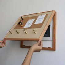 분전함 가리개 차단기 가리게 분전반 벽 장식 우드, 50x40(걸이-둥근머리)