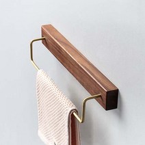원목 황동 타올걸이 수건걸이 다용도걸이 300, 1개