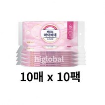 마이비데 포 레이디 비데티슈 휴대형, 1개, 10팩