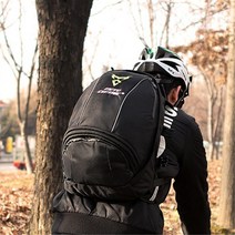 자출용 헬멧 간편 수납 사이클 배낭 헬스가방 운동백팩 스포츠가방 피트니스센터가방 피트니스가방 운동백, 레드